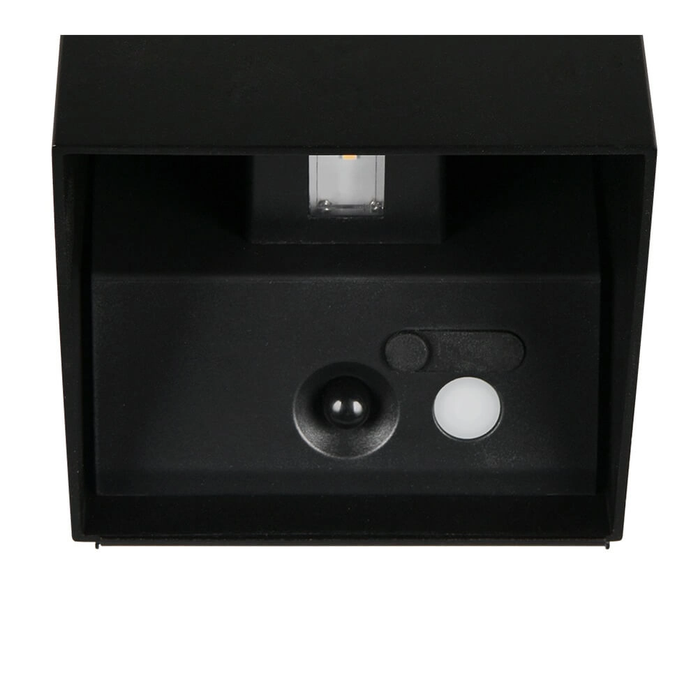 Applique murale rechargeable Genie Noir avec capteur Trio 4017807636376