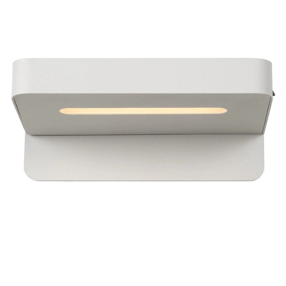Lampe de chevet Atkin avec point de charge USB blanc Lucide 5411212770837