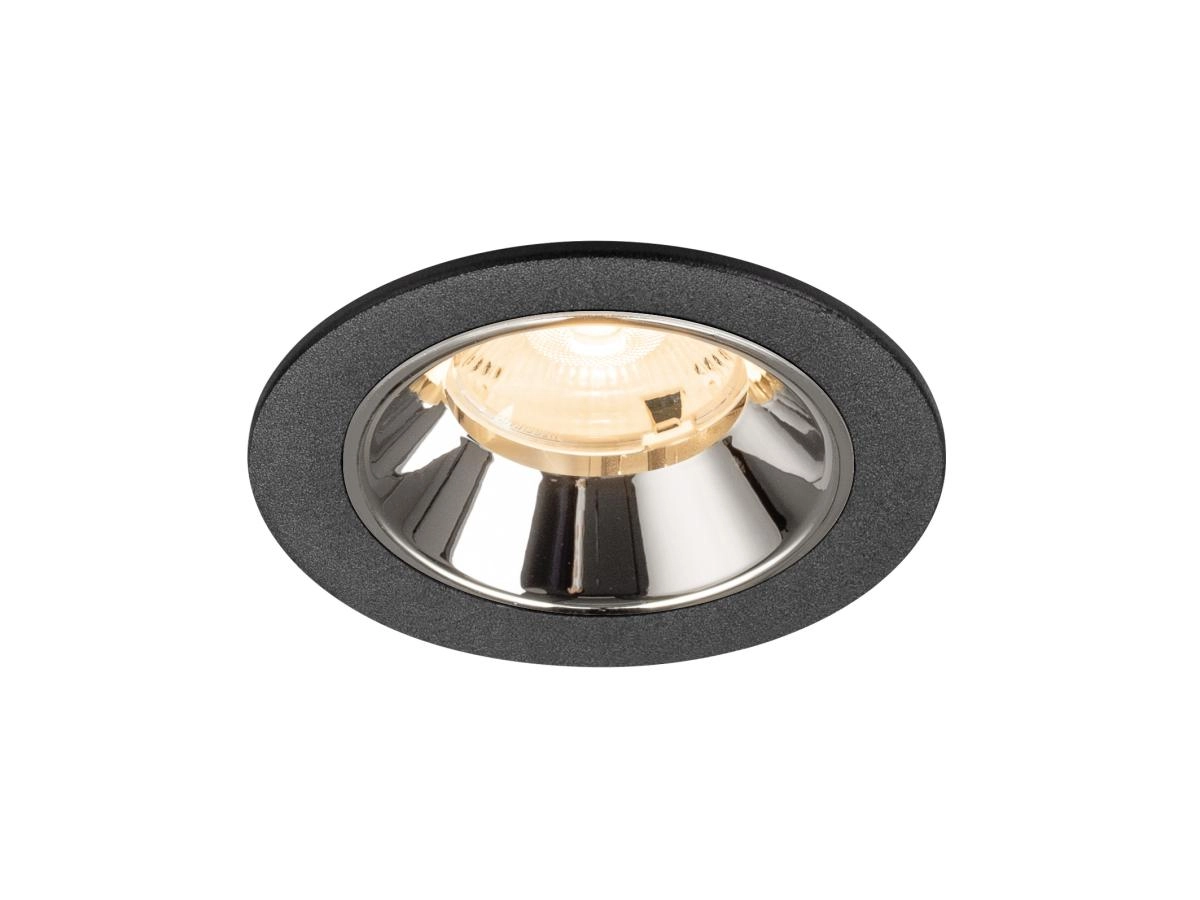 Spot encastré Numinos S noir/chrome 2700K - 20 deg