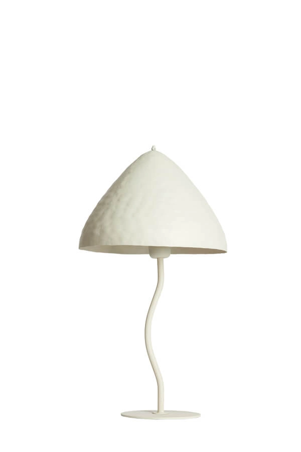 Lampe de table Elimo Ø 25cm x 50cm blanc Light & Living 8717807705176
