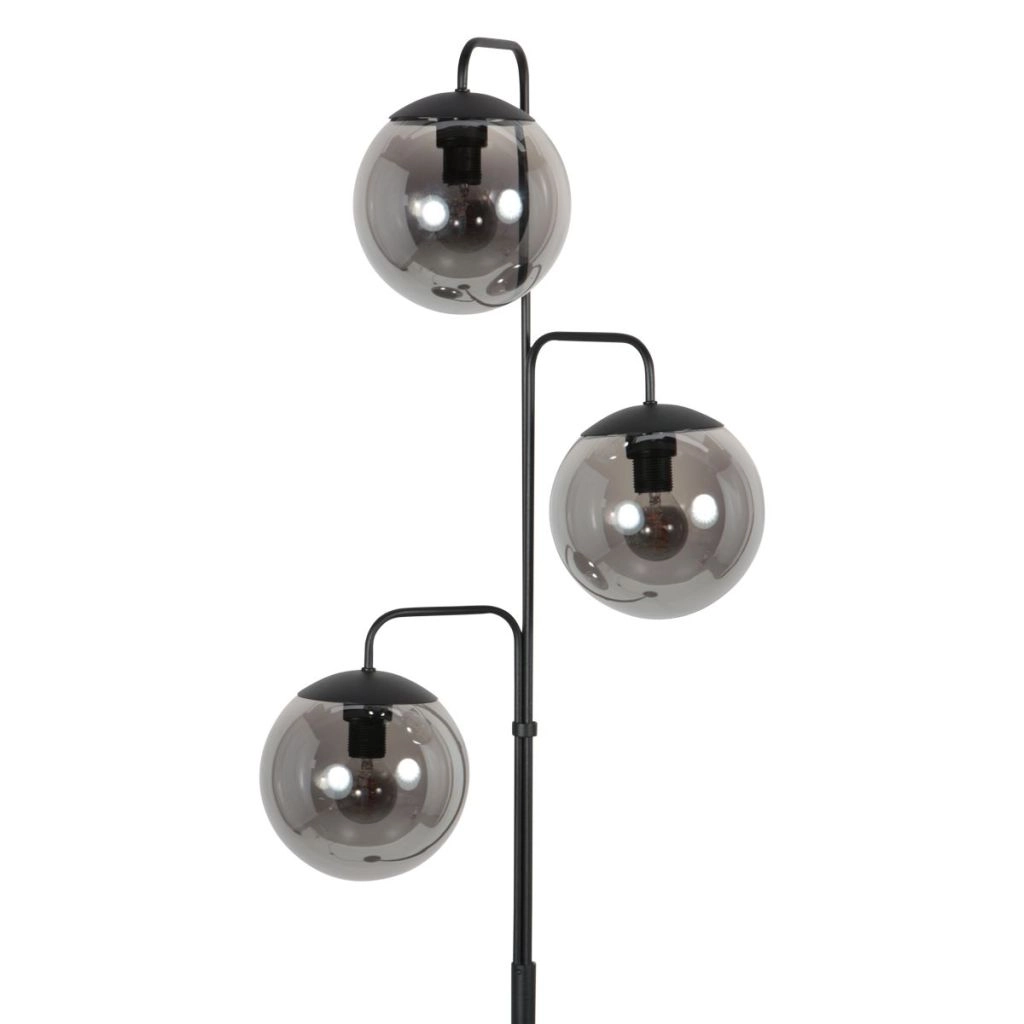 Lampe de pied Bollique Noir Steinhauer 8712746184785