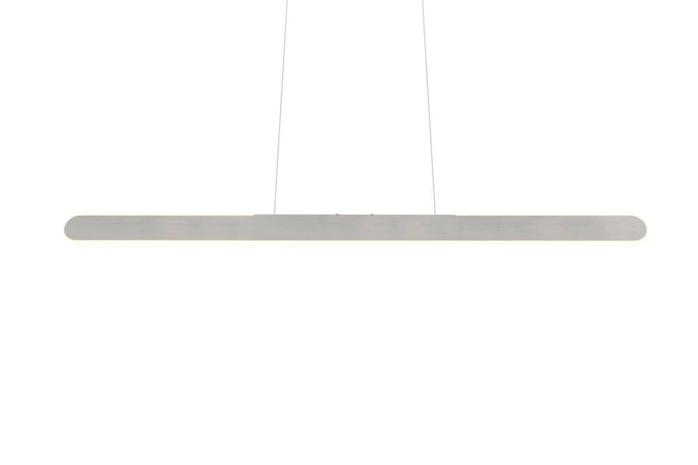 Lampe suspendue unique Helios métal brossé Trio 4017807597929