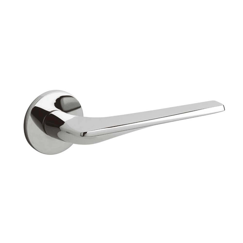 Poignée de porte design Twist chrome