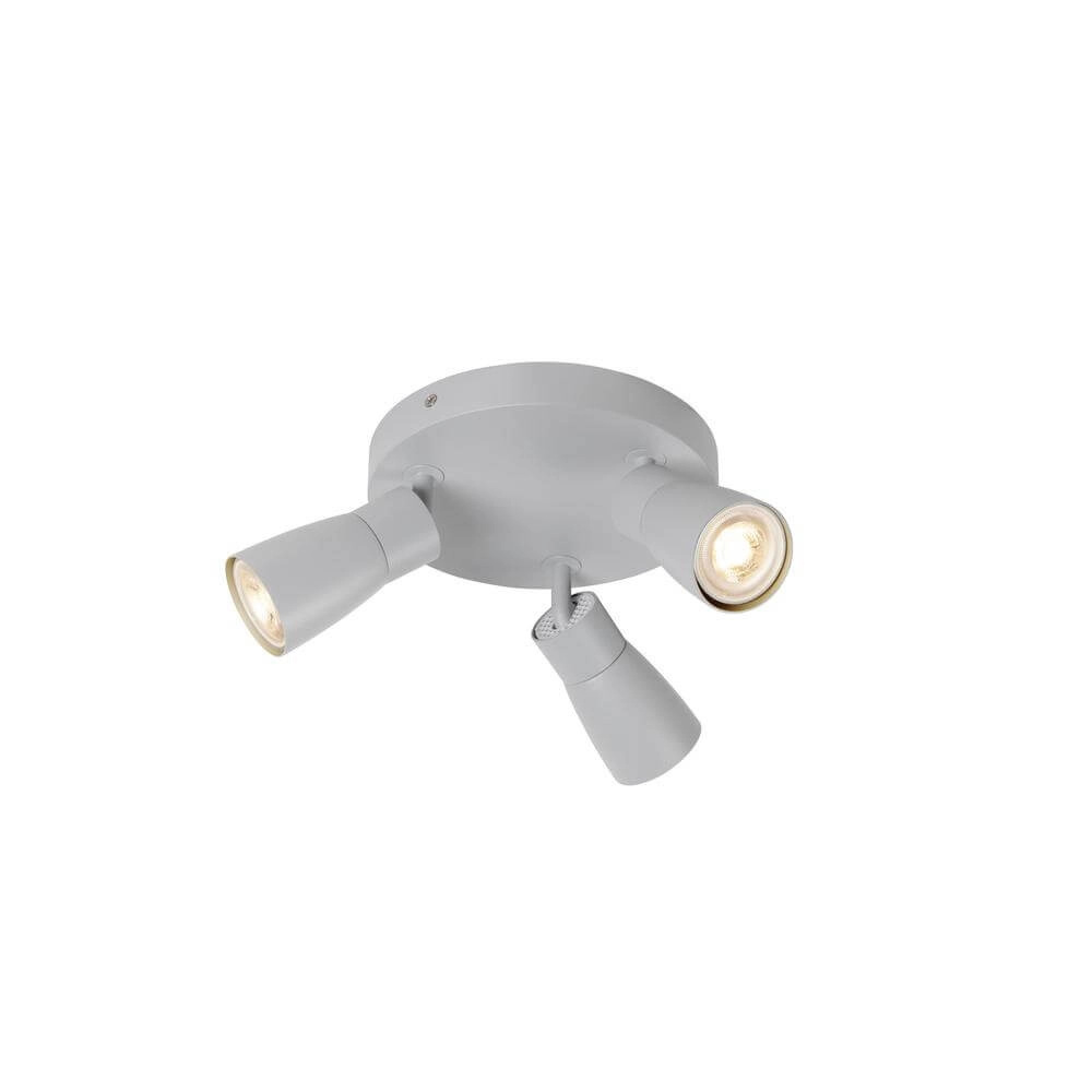 Projecteur rond Puri 2.0 Dome Gris 3 lumières Projecteur rond Puri 2.0 Dome Gris 3 lumières
