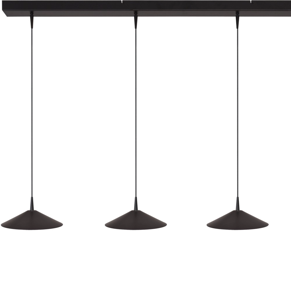 Lampe suspendue à 4 lumières Ceppo noir Ø 22cm Masterlight 8718121358475