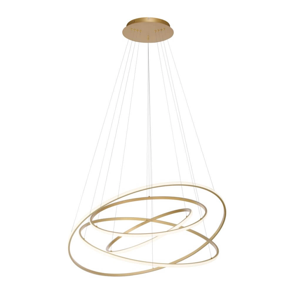 Lampe suspendue moderne Tessara laiton Paul Neuhaus 4012248372661