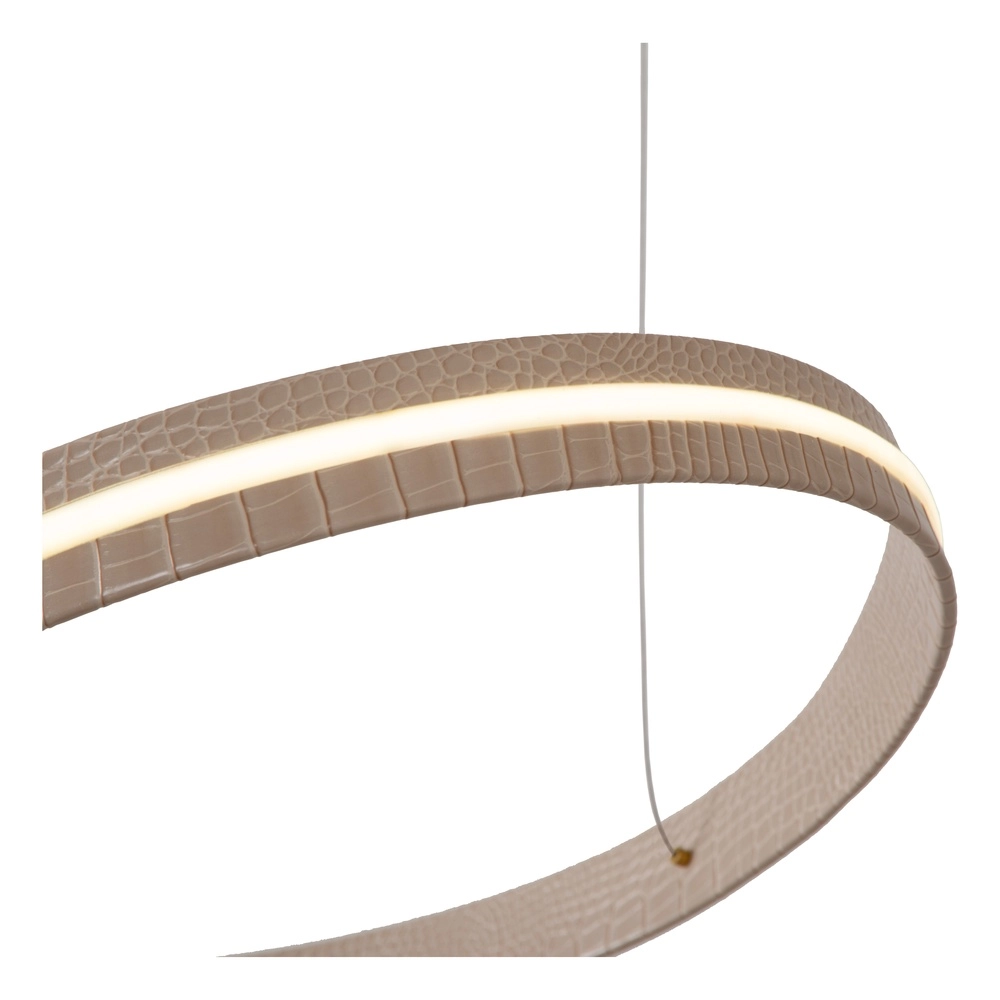 Lumière suspendue LED moderne Slalom Sable avec effet Premium by Lucide 5411212135131