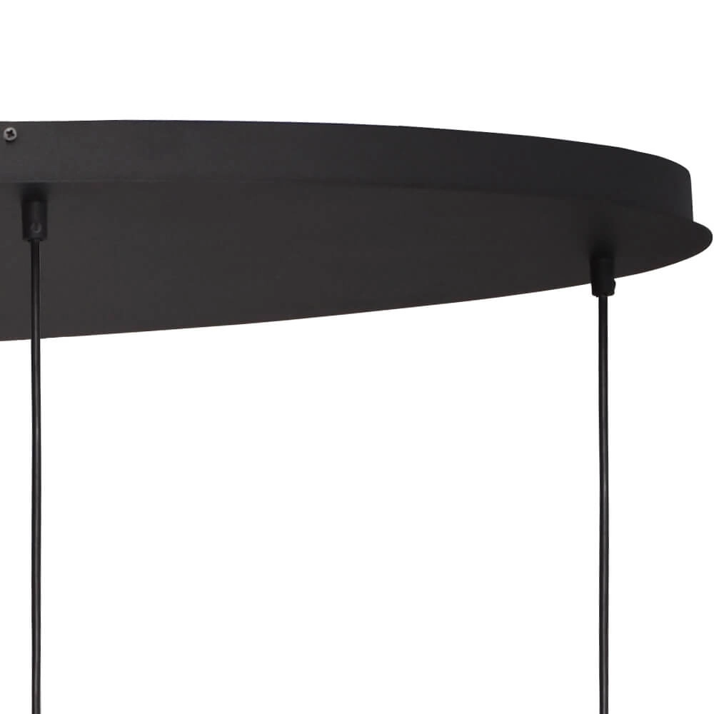 Lampe suspendue ovale Lazise Oval 4x Ø 25cm doré Masterlight 8718121303123