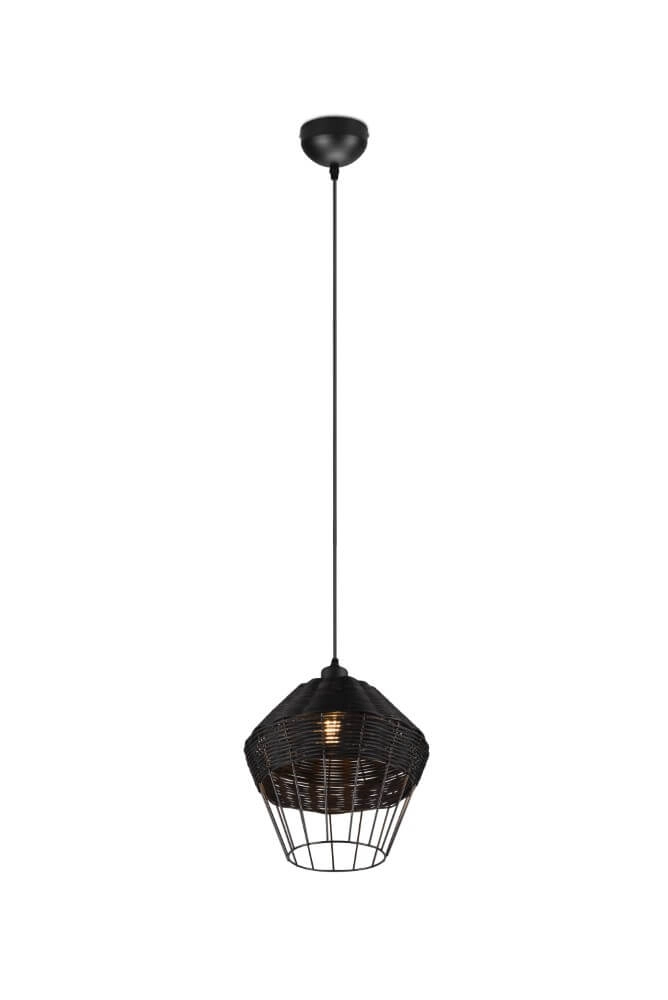 Suspension Borka Rotin noir Trio 4017807556803