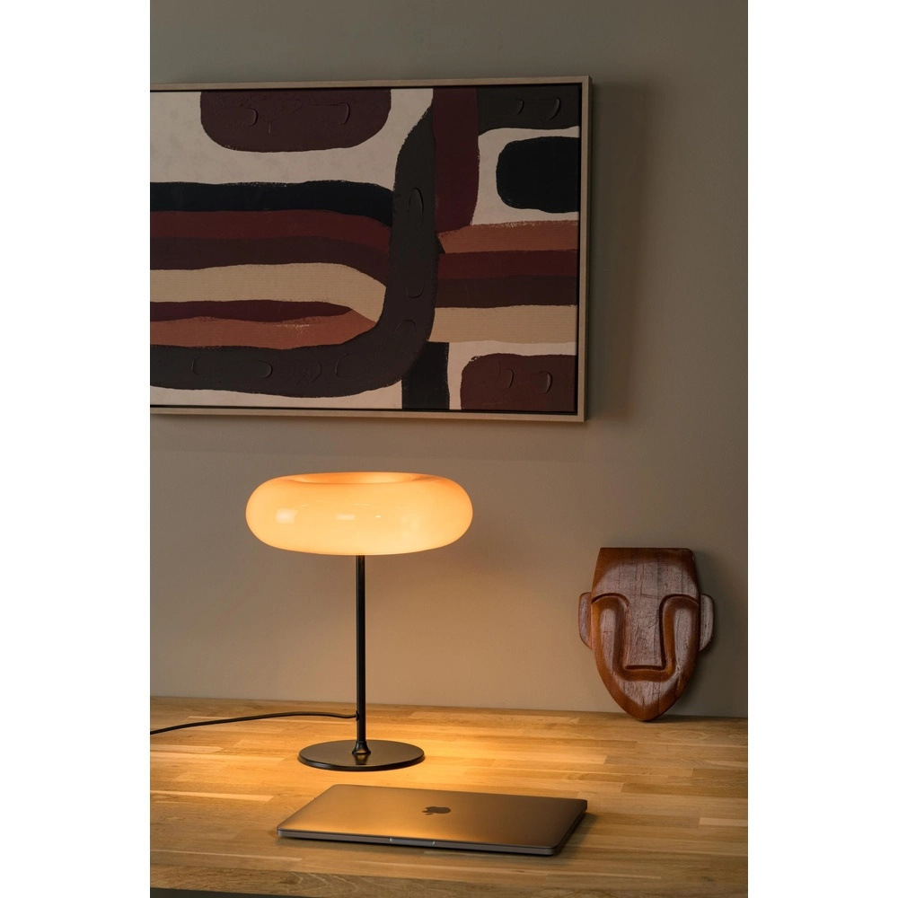 Lampe de table Sentino Ø 30cm orange Lucide 5411212106360