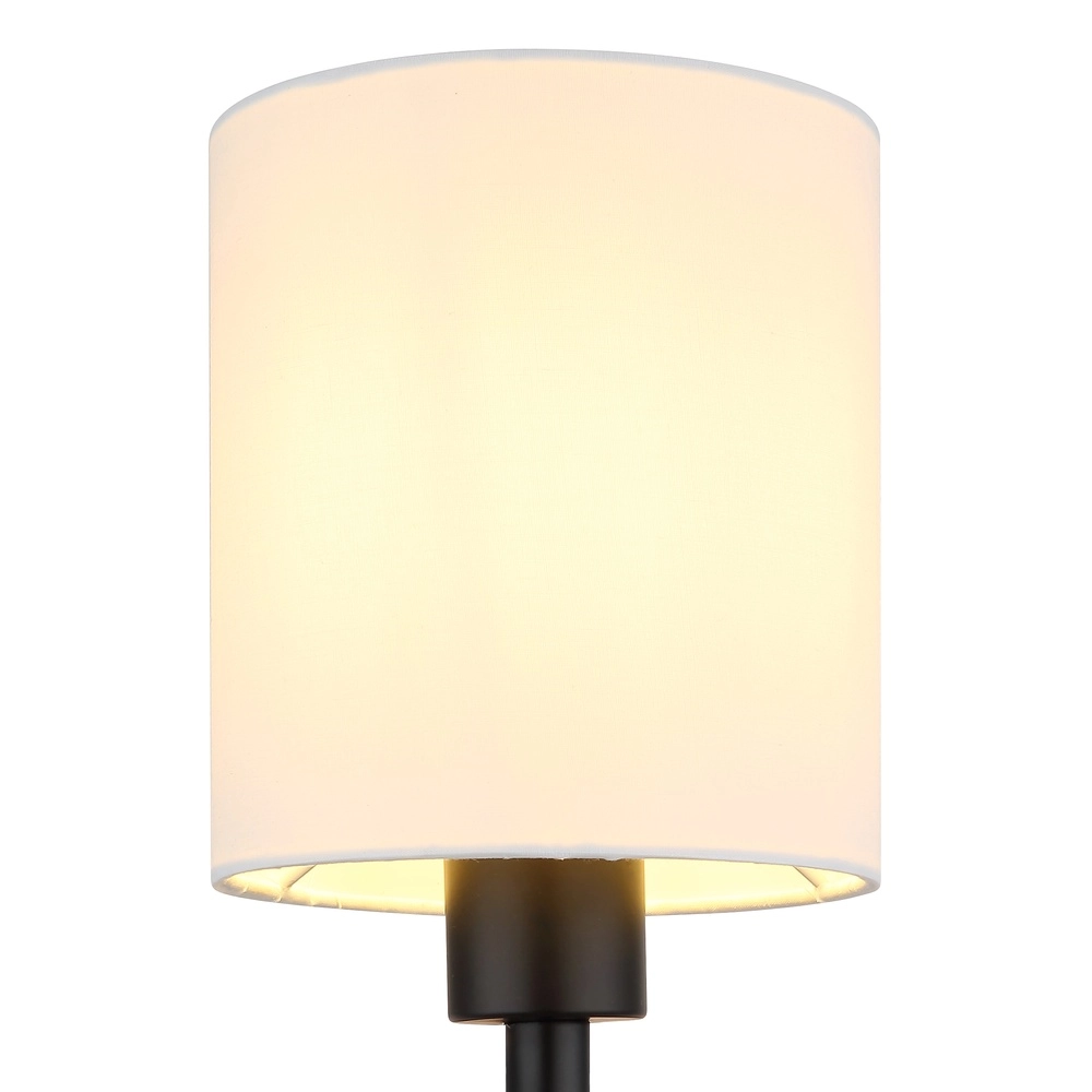 Lampe de chevet Zamora Noir avec capuche blanche Globo 9007371569892