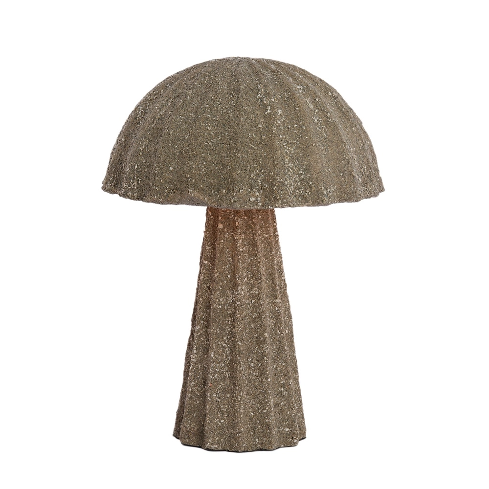 Lampe de table brute Christio Ø 29cm - gris foncé Light & Living 8717807795160