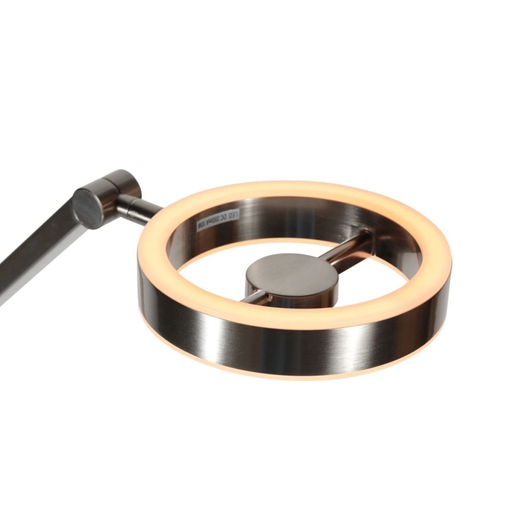 Lampe de lecture de conception Ringlux Métal brossé Steinhauer 8712746180886