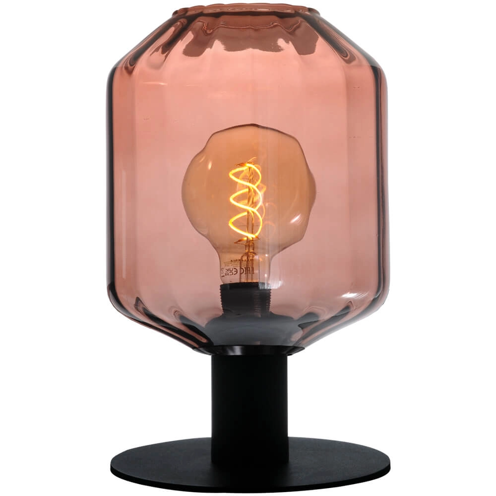 Lampe de table Porto avec verre rouge Jagger Lampe de table Porto avec verre rouge Jagger