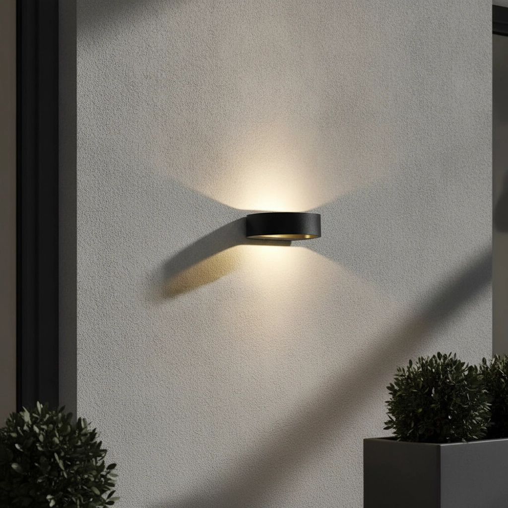 Spot de façade anthracite Sharp anthracite