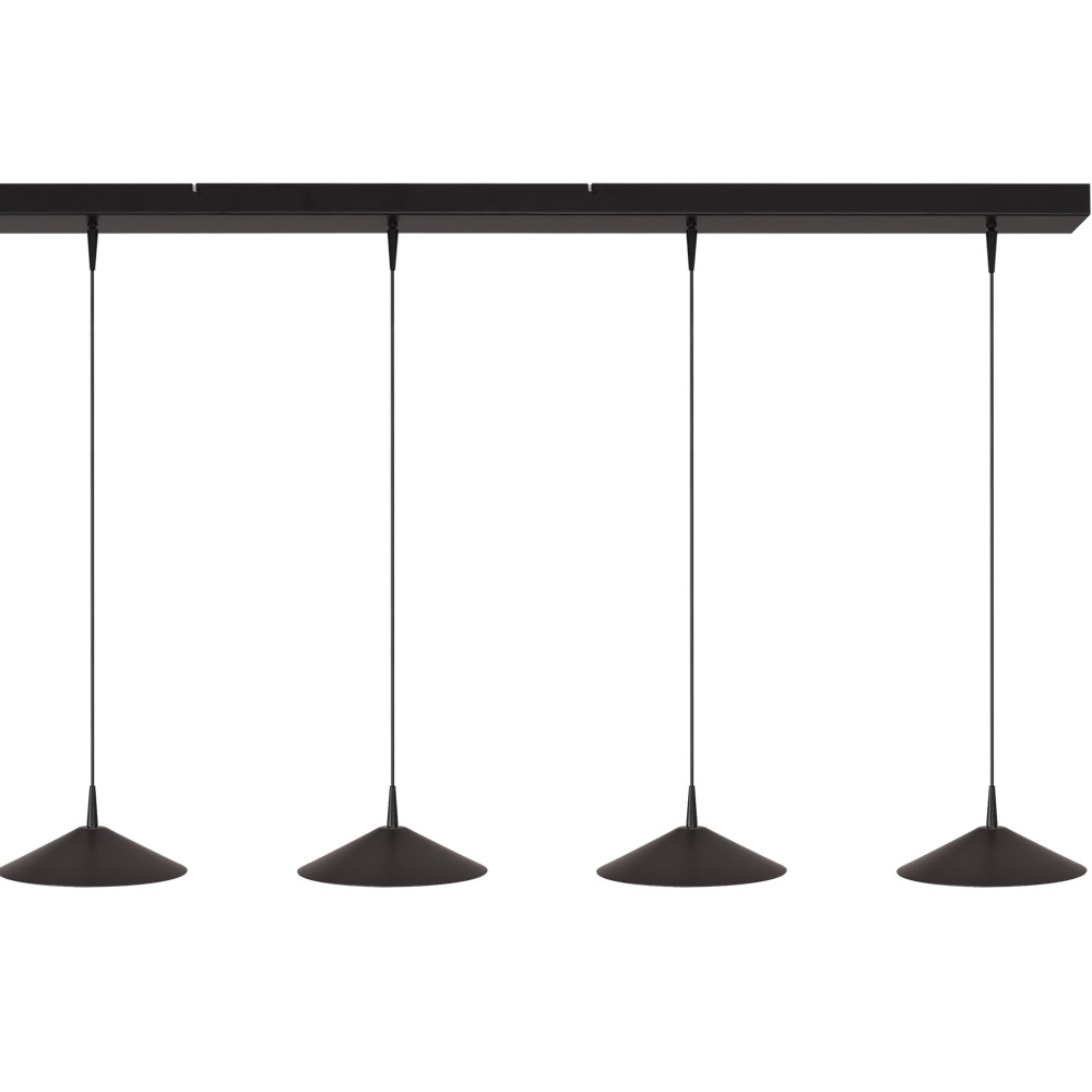 Lampe suspendue à 5 lumières Ceppo noir Ø 22cm Masterlight 8718121358482