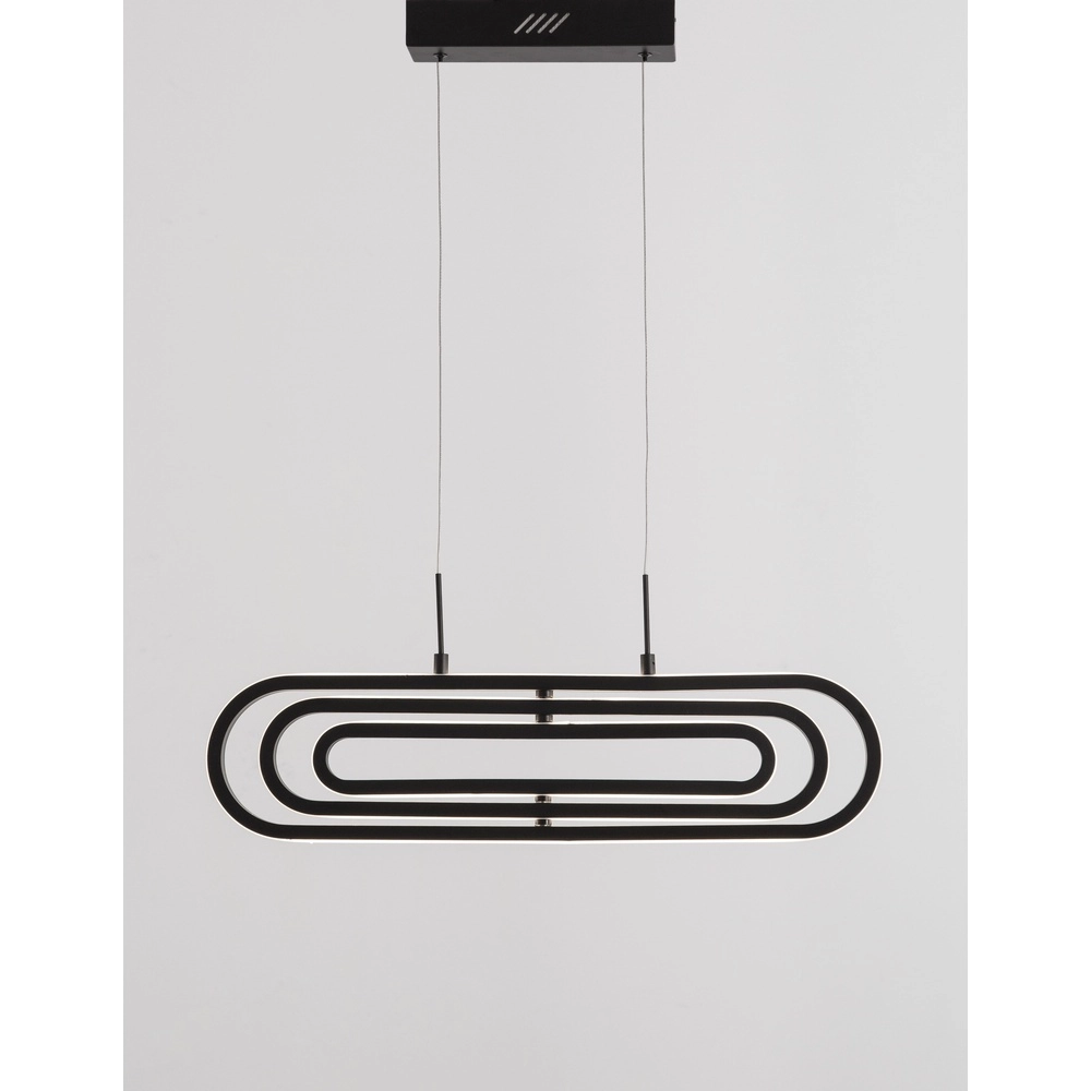 Suspension design Arte Ovale noir Lyora 5212017426000