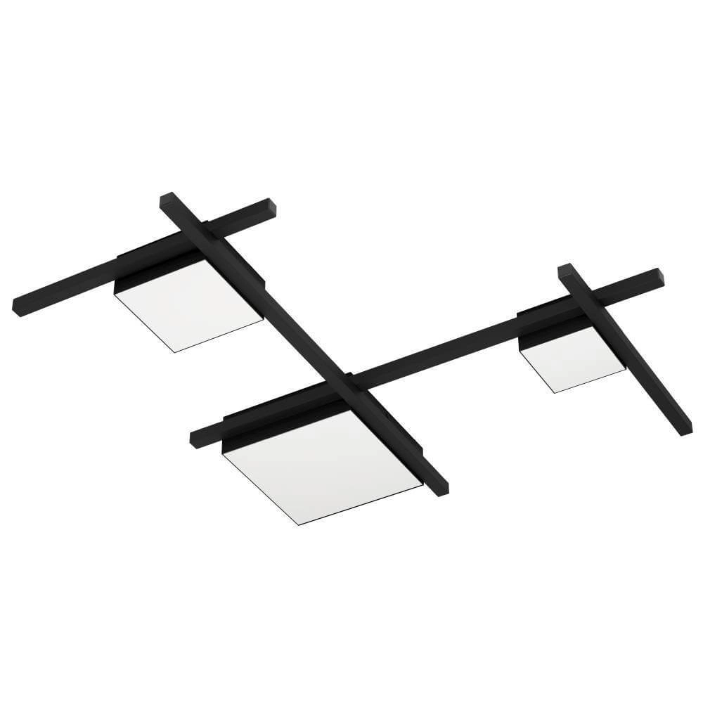 Plafonnier LED Viareggio noir Plafonnier LED Viareggio noir