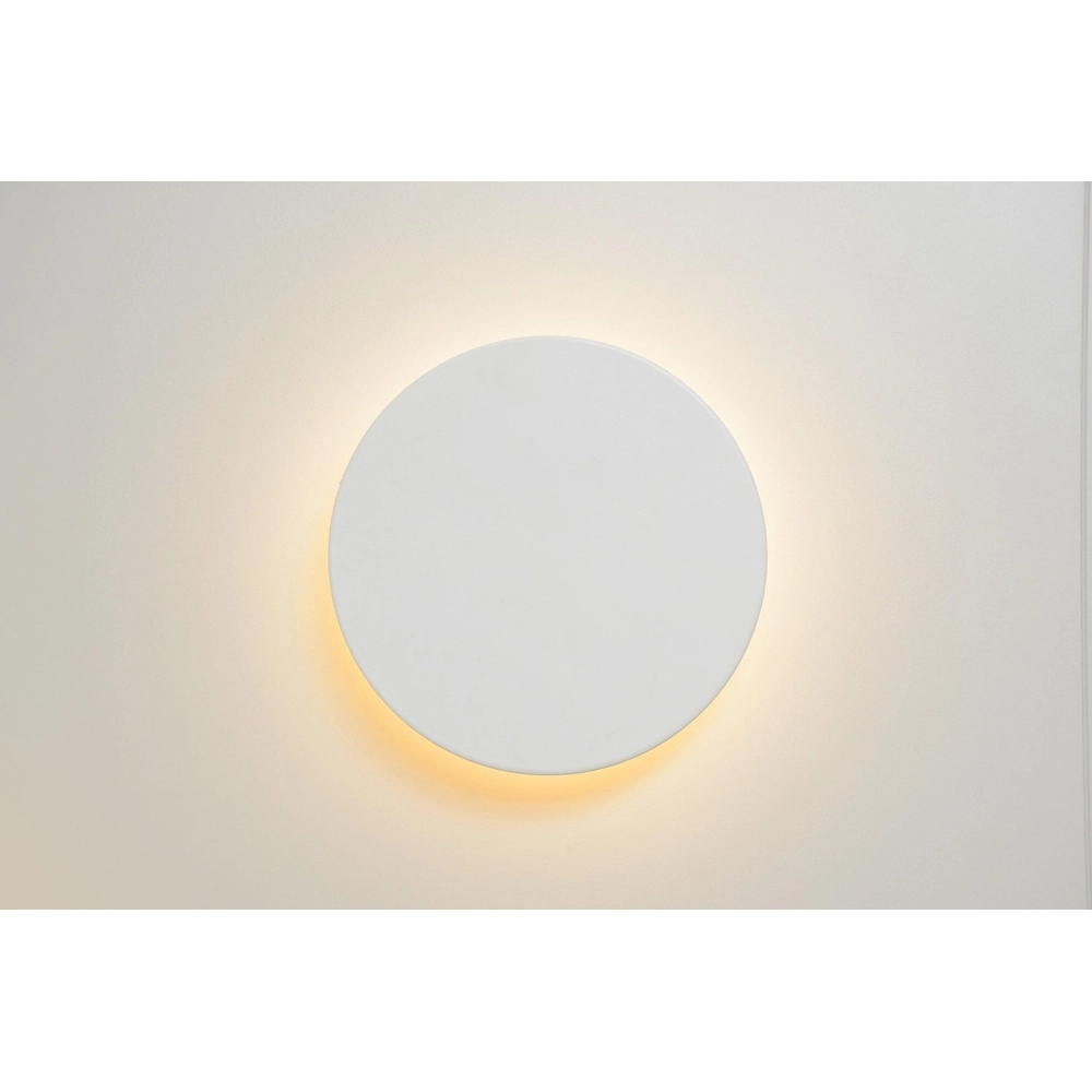 Lampe murale de conception Eklyps Led Ø 15 cm de blanc Lucide 5411212460257