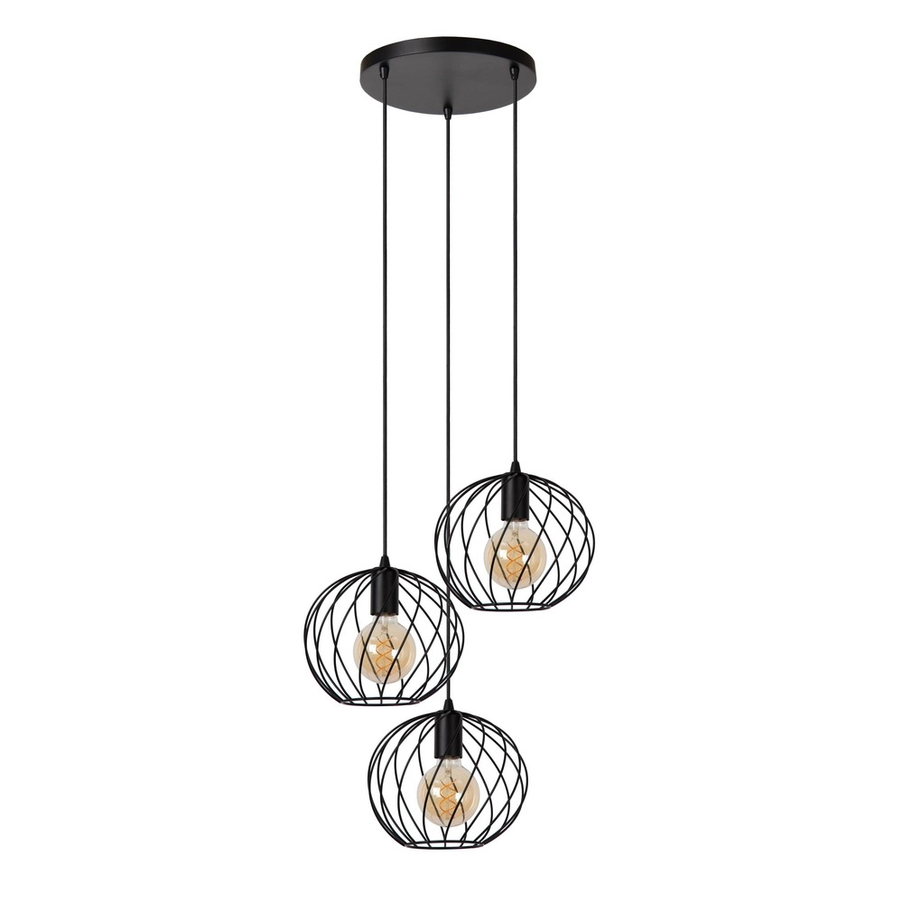 Lampe suspendue Danza Ø 50 cm noir