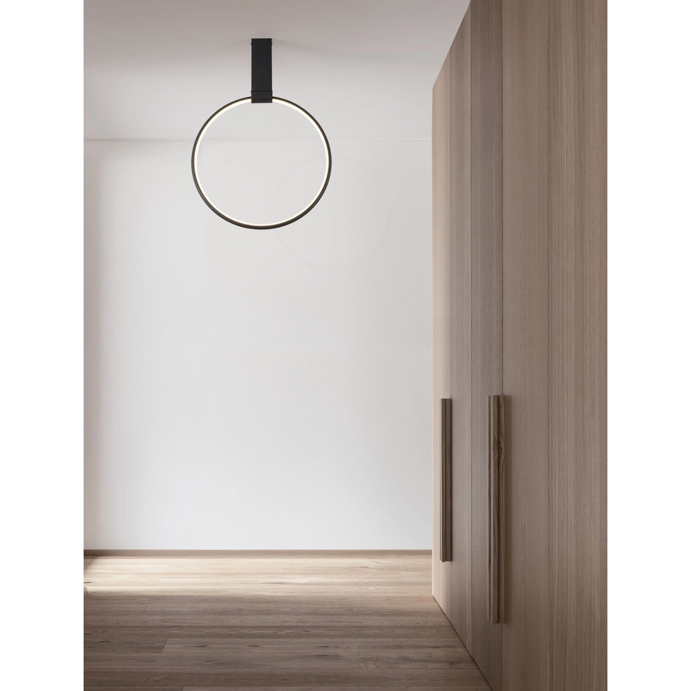 Plafonnier design Garve noir Ø 40cm Lyora 5212017431790