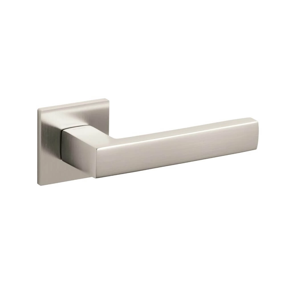 Poignée de porte design Planet Q Nickel mat