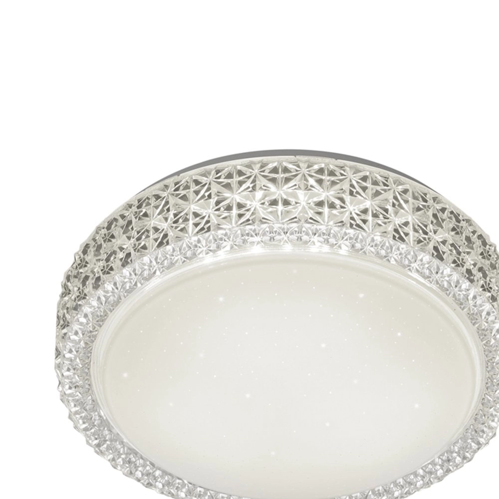 LED plafonnier Pegasus avec effet étoile blanc Trio 4017807305586