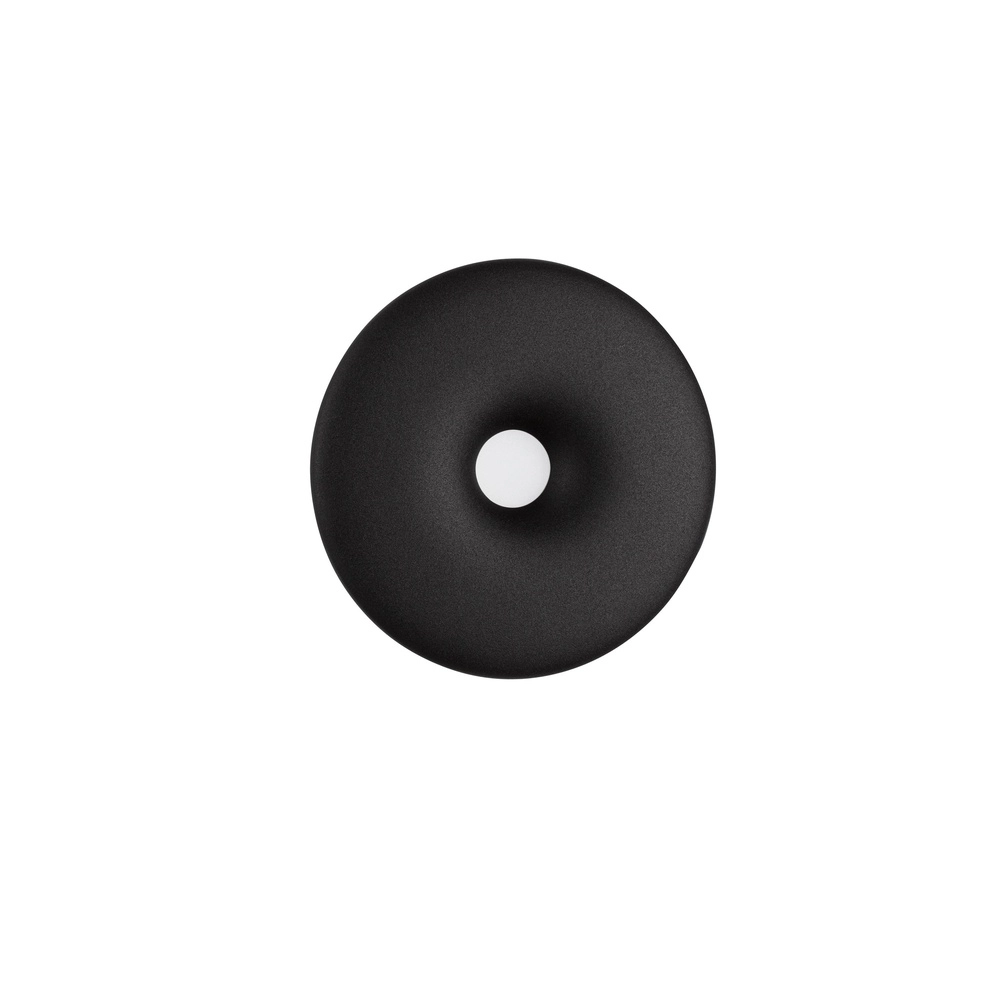 Lampe murale unique Splash Noir rond Lyora 5212017497185