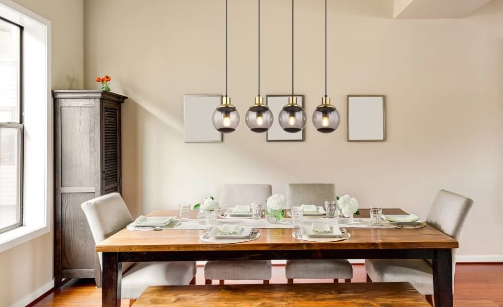 Lampe suspendue design Potter 4 lumières Globo 9007371441372