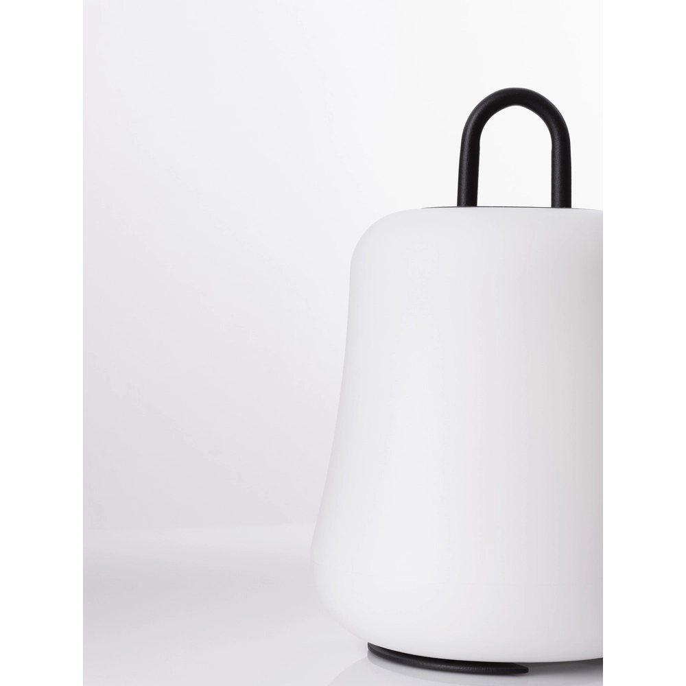 Lampe de table Jigra Anthracite rechargeable avec blanc Lyora 5212017434883
