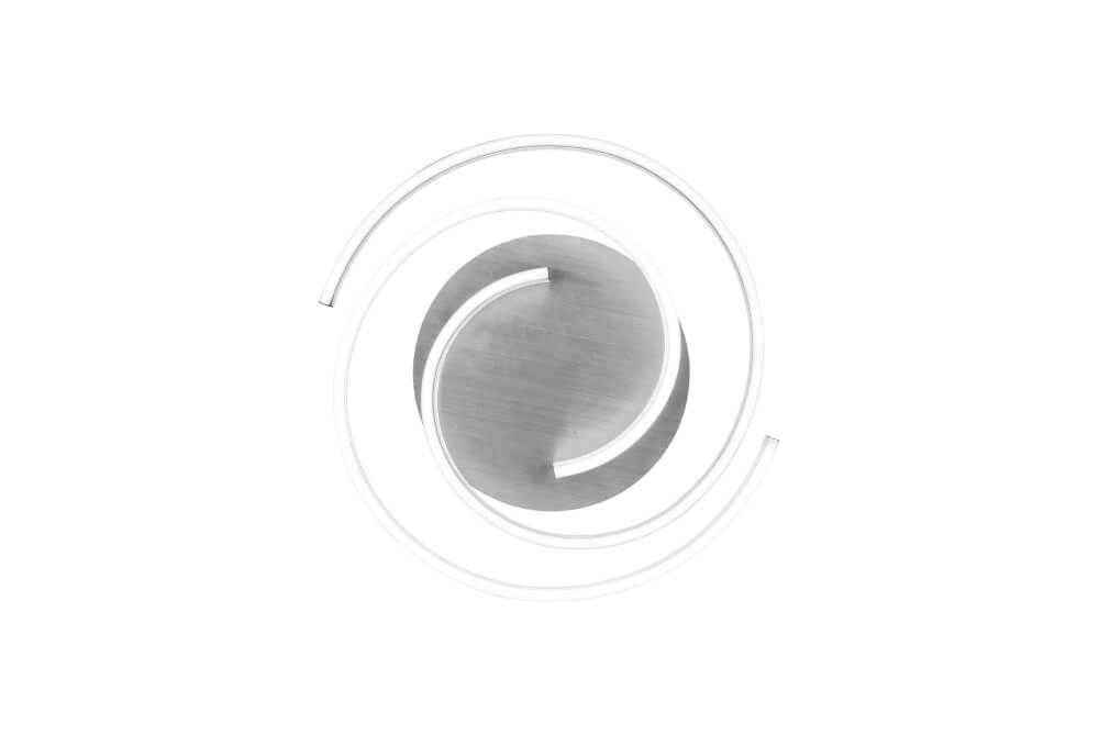 Plafonnier à intensité variable Caya métal avec du noir Trio 4017807541939