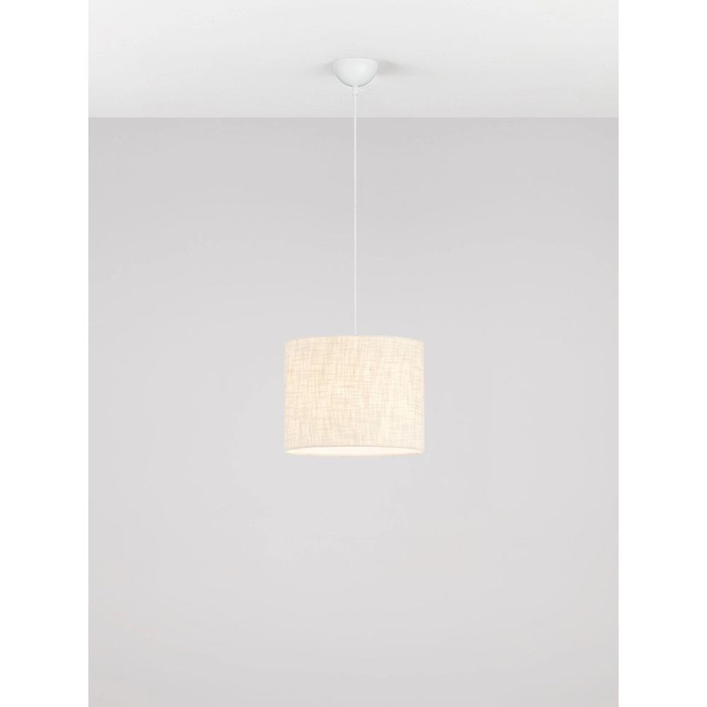 Lampe pendante en lin Karen Ø 30cm Lyora 5212017493941