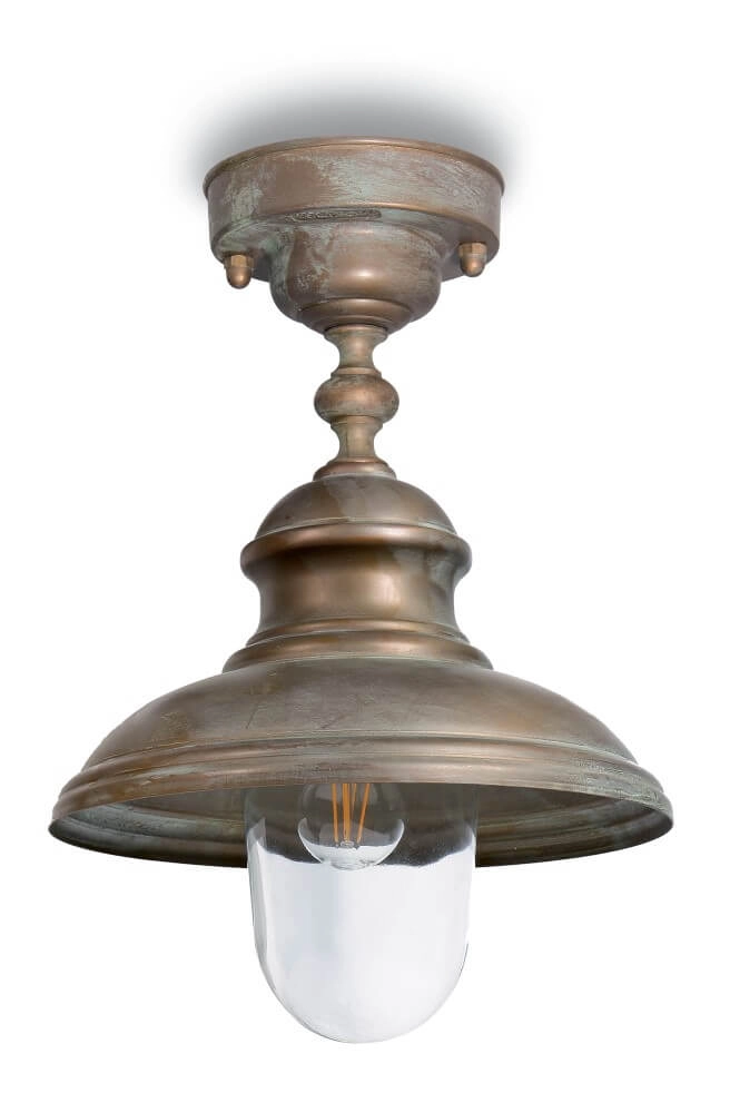 Lampe suspendue rurale Little Mill S - laiton vieilli Lyora