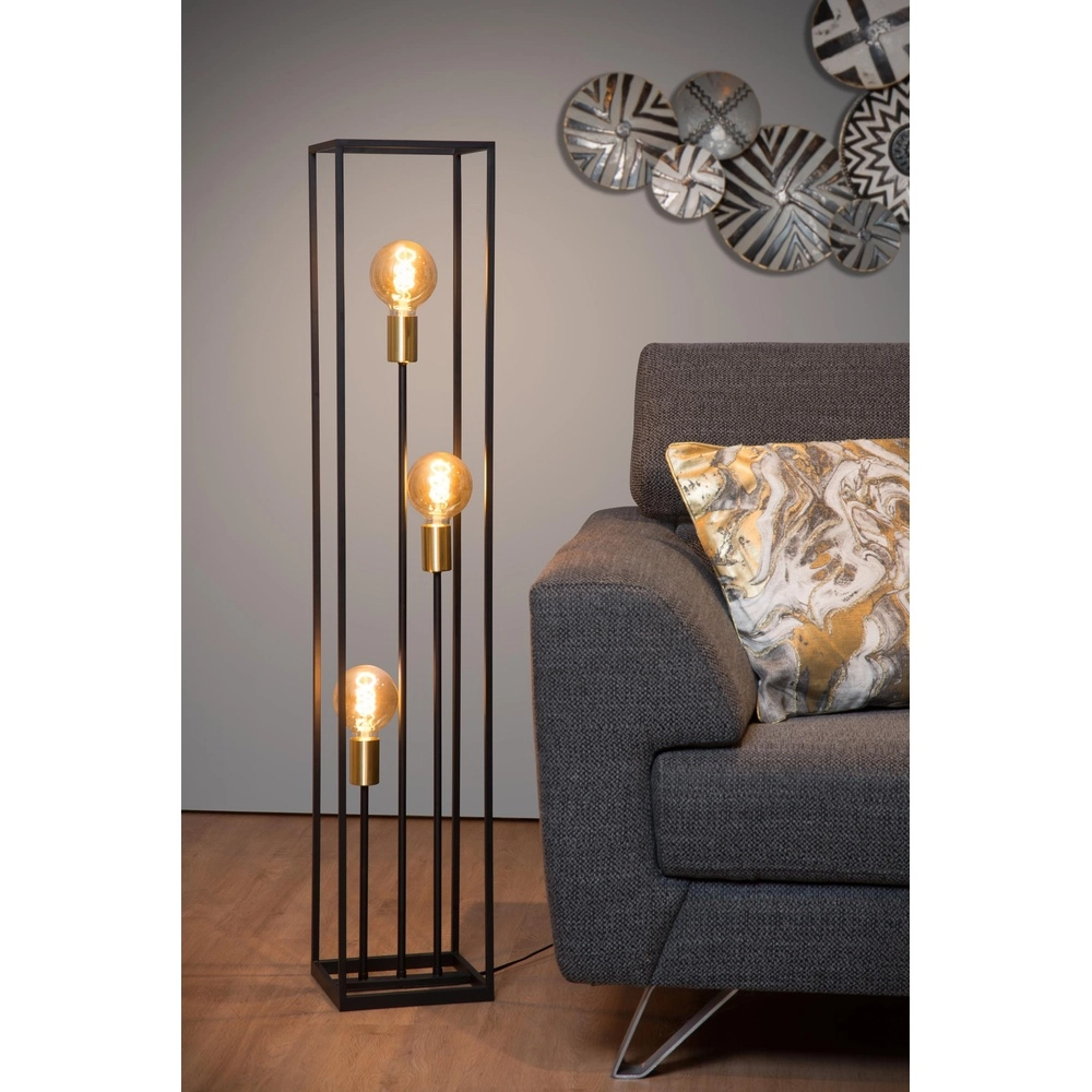 Lampe de pied Ruben Noir Lucide 5411212000200