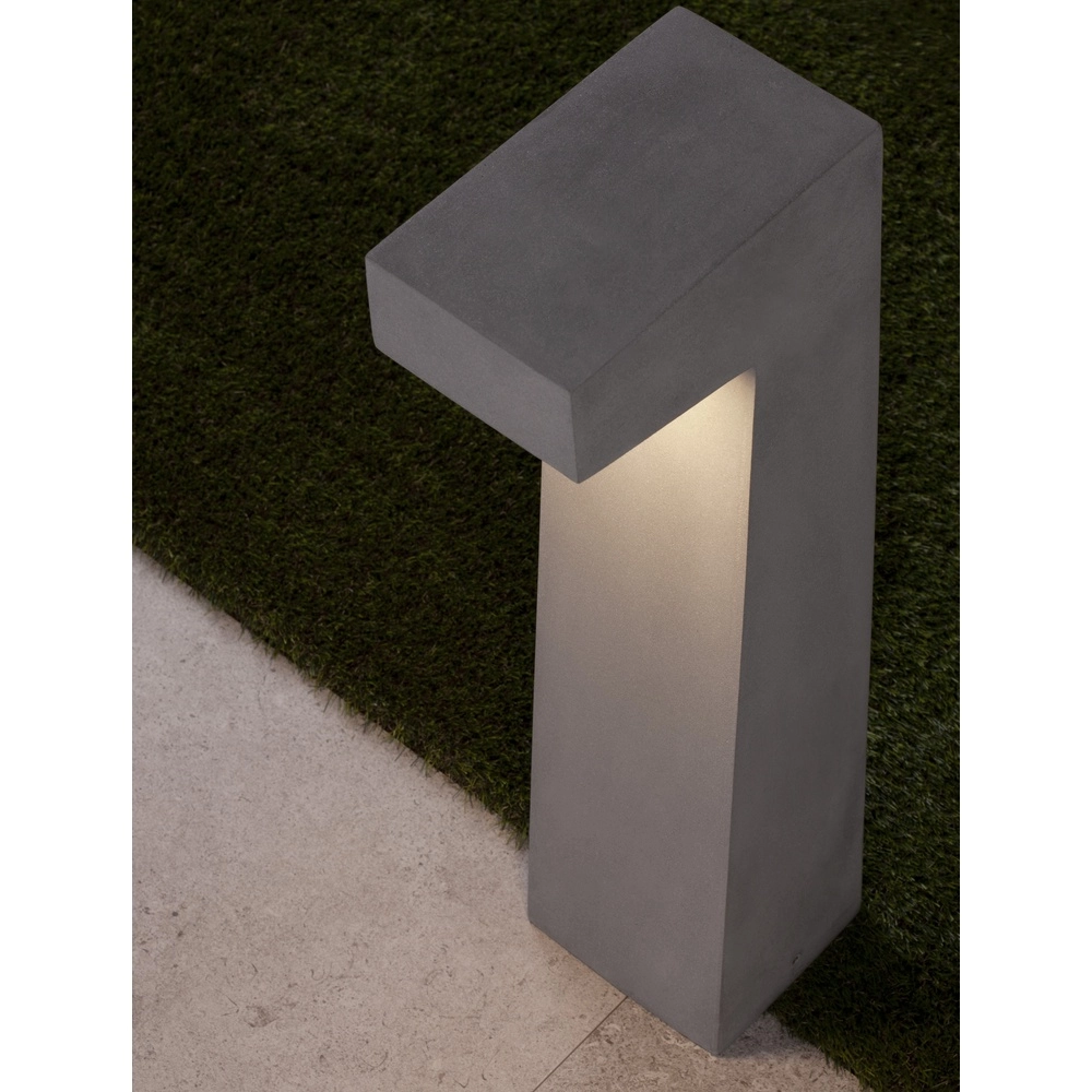 Lampe de jardin design Aran gris béton Lyora 5212017440440