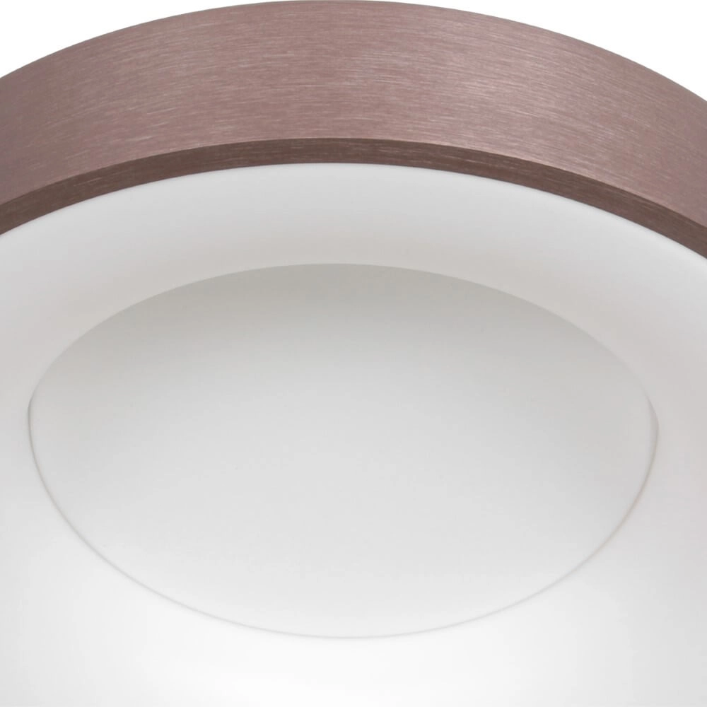 Plafonnier LED en bronze Ringlede Ø 38 cm Steinhauer 8712746167405