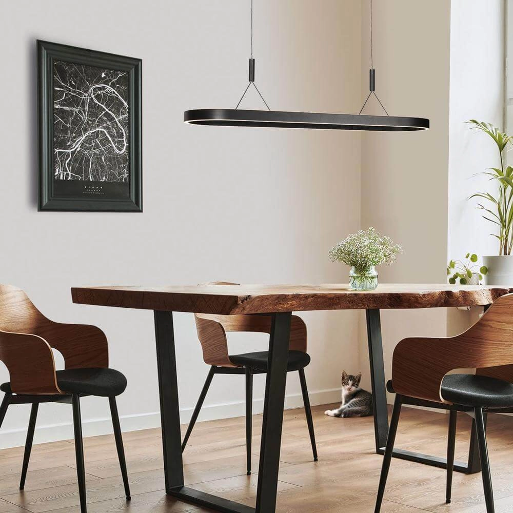 Suspension moderne Mykty Ovale noir Steinhauer 8712746178227