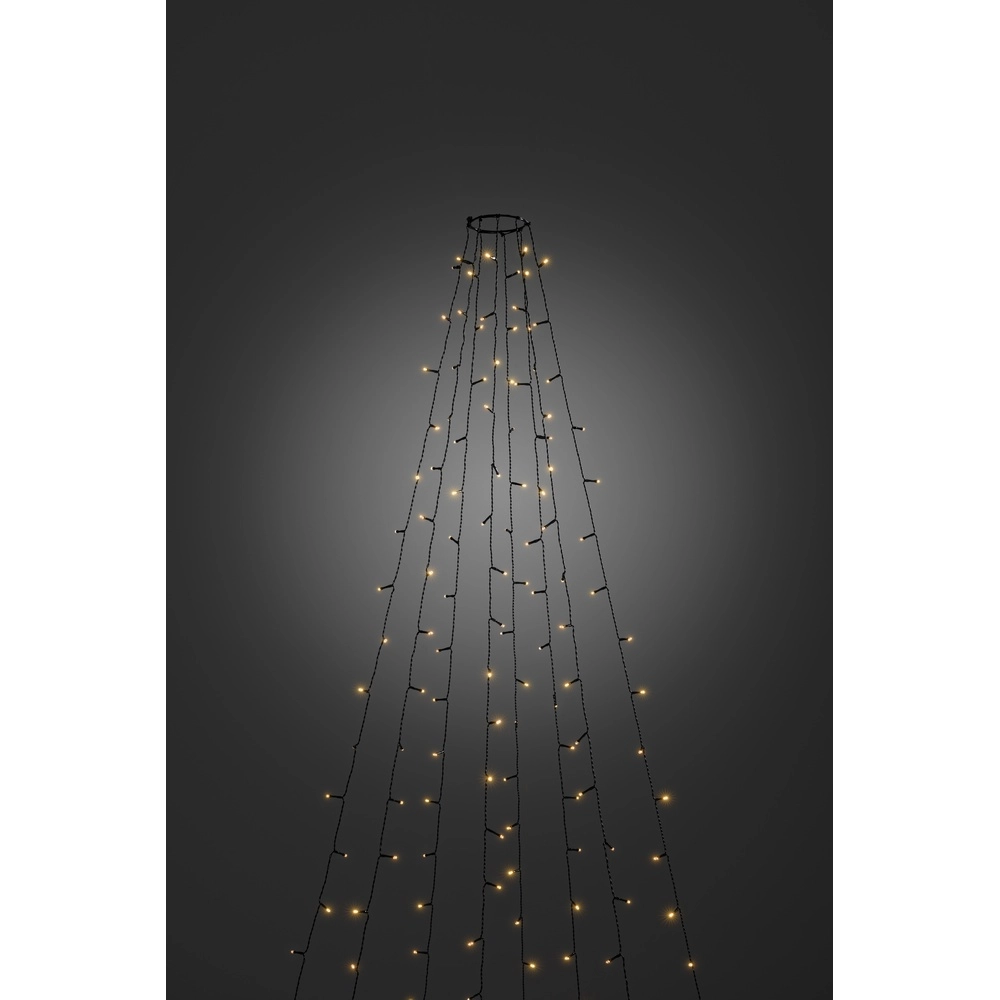 Kit d’éclairage 240cm - 8x 30 led - 2200K pour sapin de Noël
