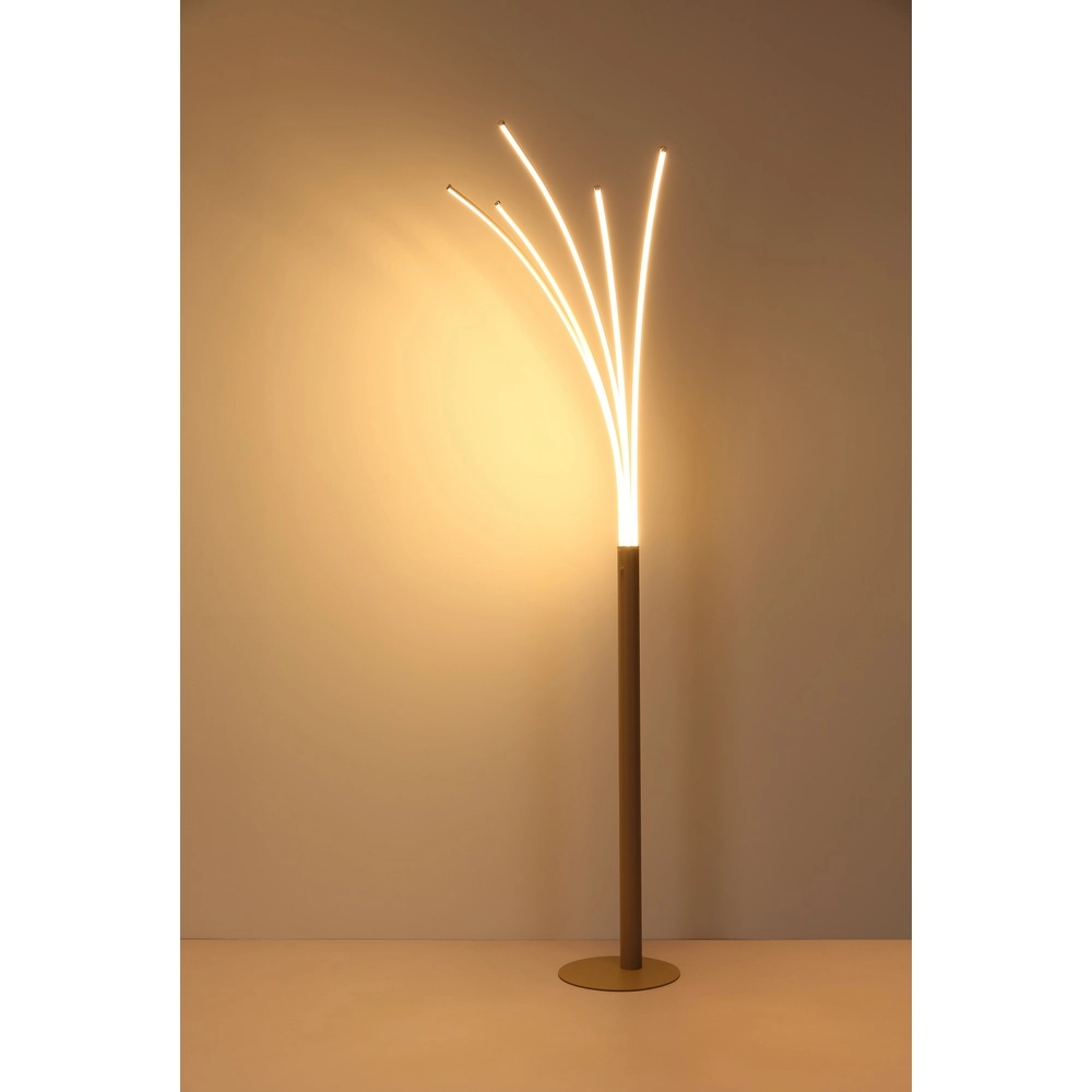 Lampadaire de conception Bizzy brun sable Globo 9007371578405