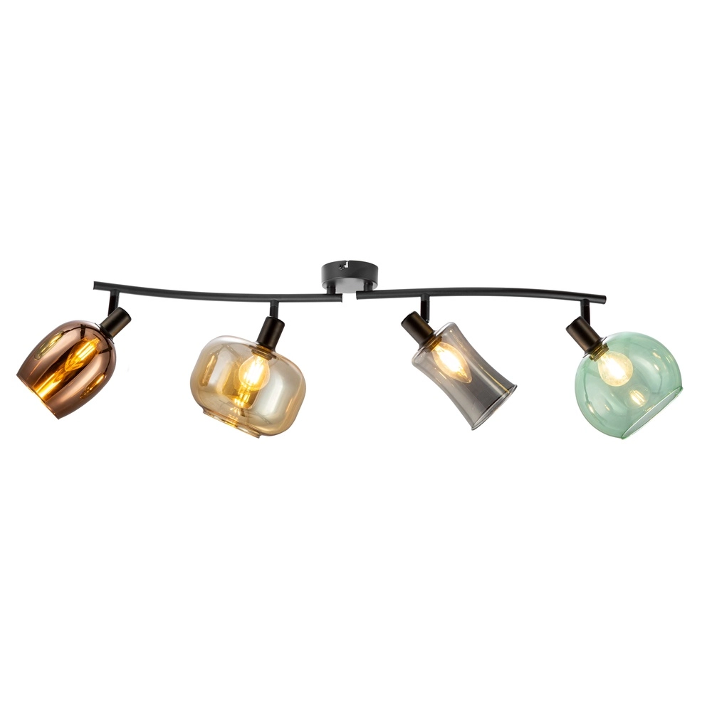 Lampe de plafond Telesto Verre coloré