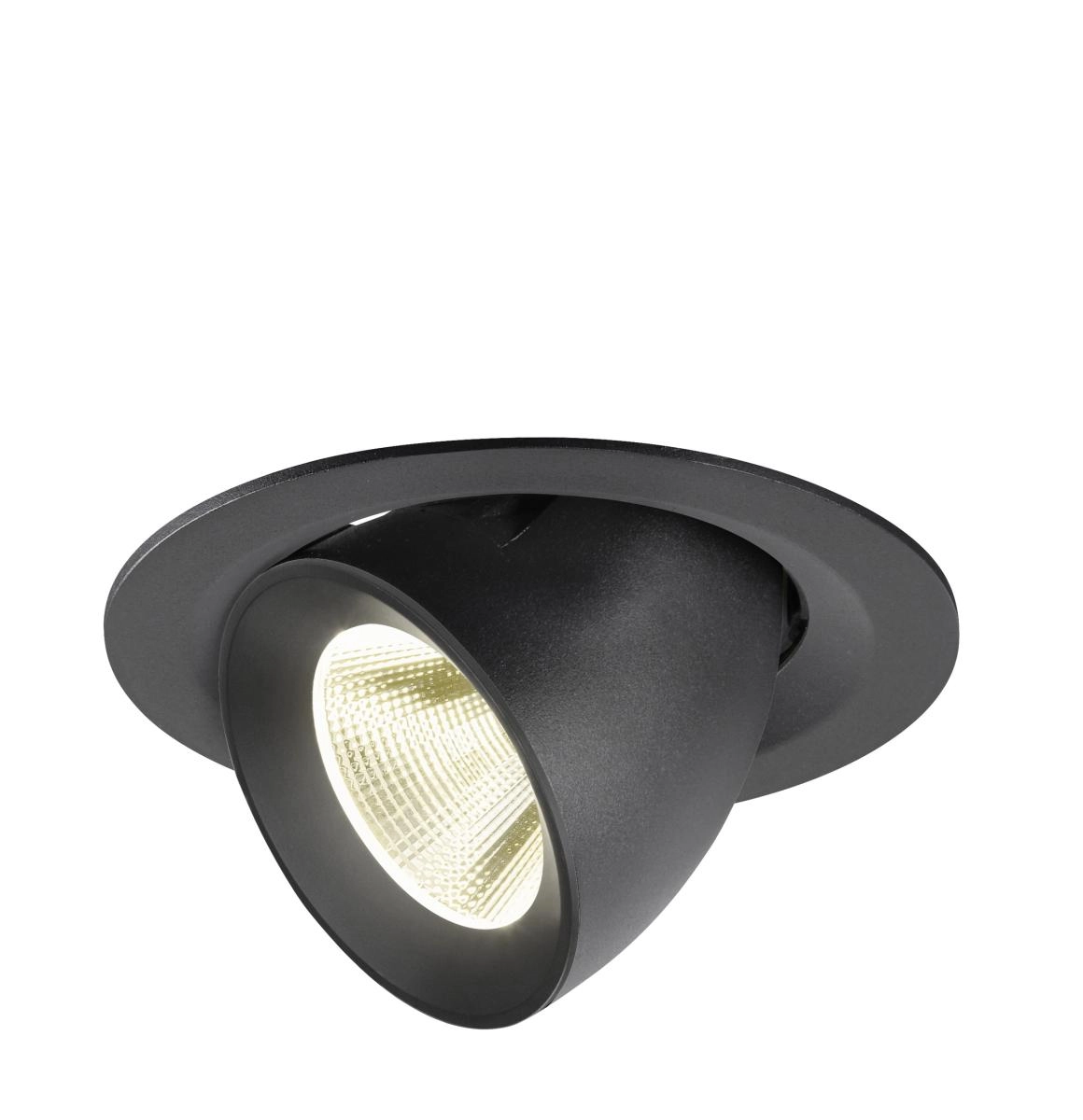 Spot encastré Numinos Gimble M noir 4000K - 20 deg