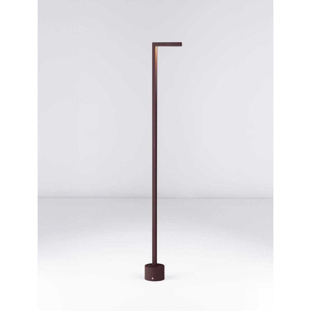 Lampe de jardin élégante Pipe Brun rouille 94.5cm Lyora 5212017465535