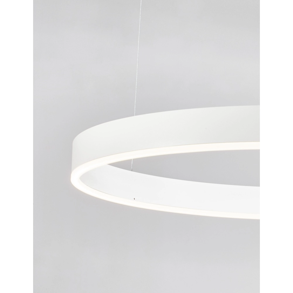 Suspension Motif blanc Ø 80cm 3000K Lyora 5212017421968