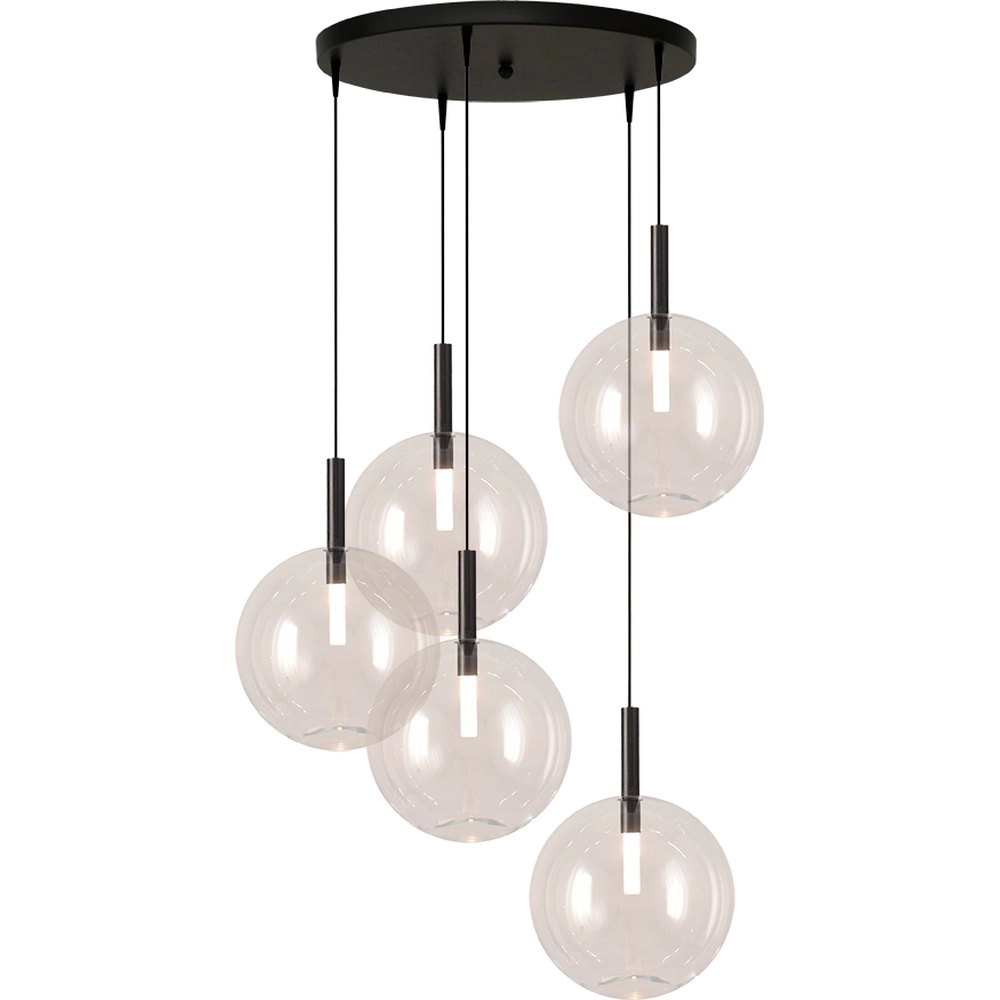 Lampe pendante 5L vide Lido Ball avec un verre transparent de 24 cm Ø