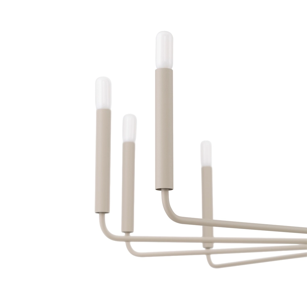 Lustre moderne Orto brun sable Ø 103cm Lyora 5903139125260