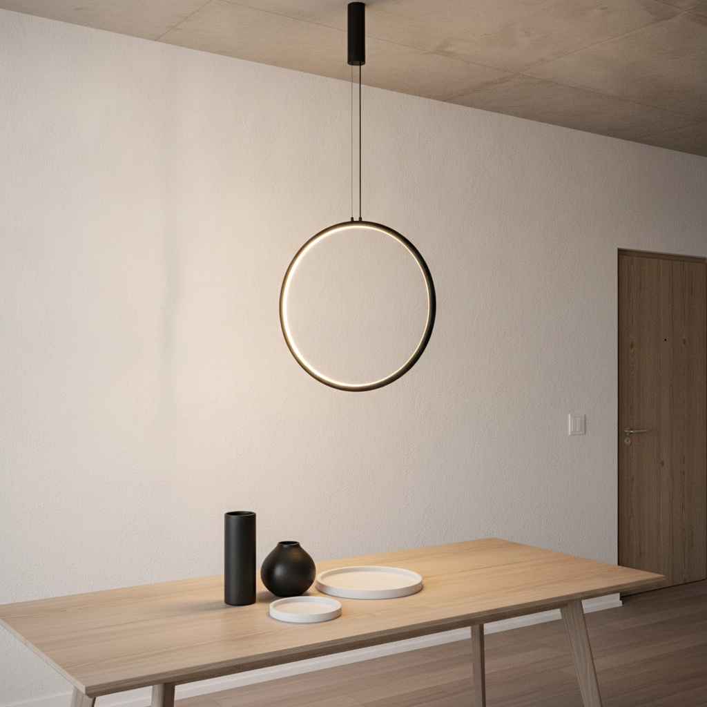 Suspension ronde Change Ø 60cm noir