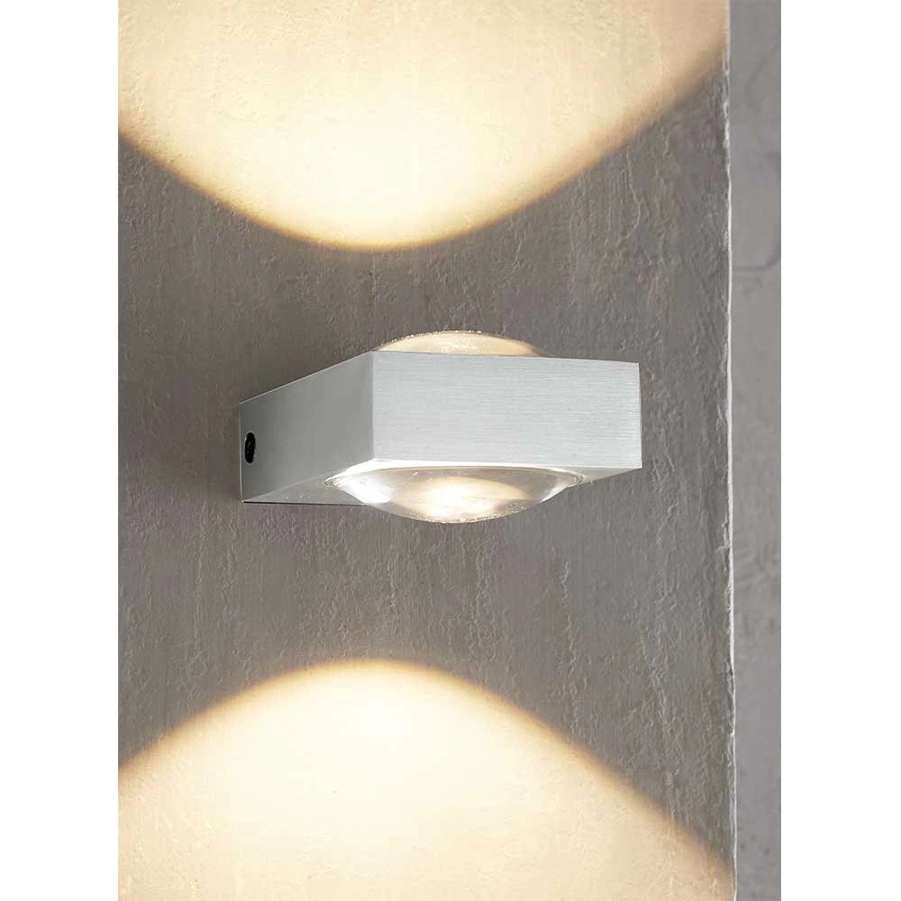 Spot mural à LED Jena 2x3w - 2700K gris