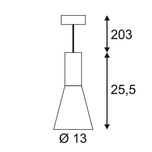 Lampe à suspension Phelia Cone SLV 4024163157933