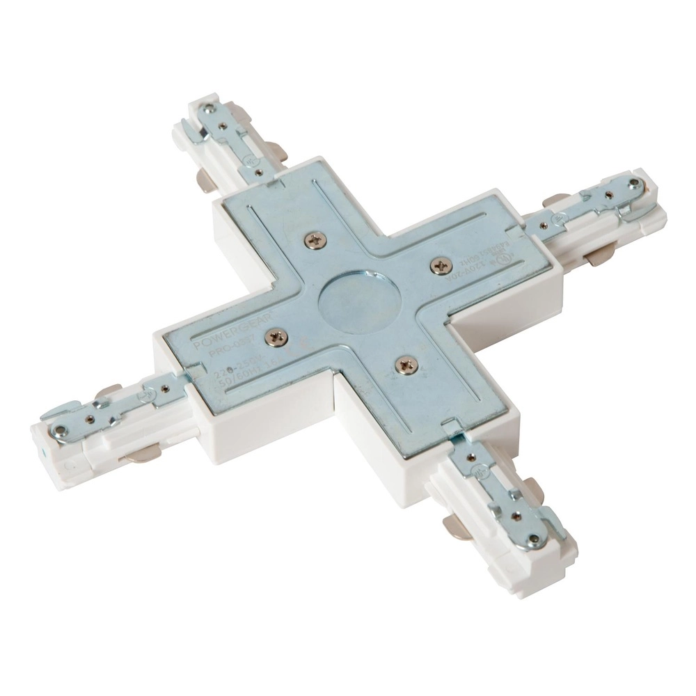 Connecteur Rail X Track Blanc monophasé