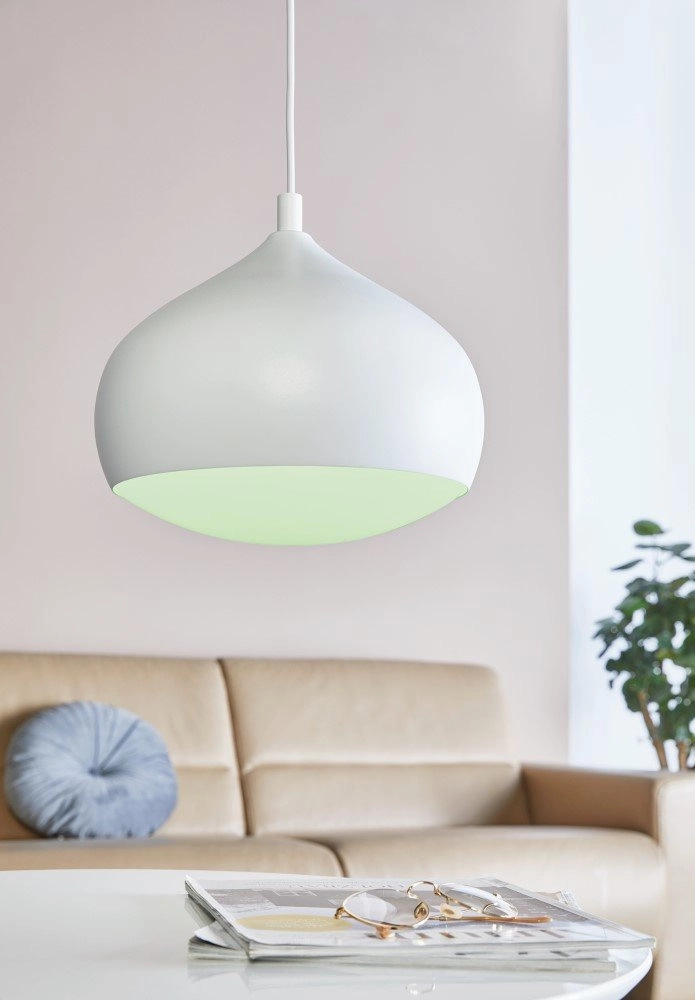 Lampe suspendue blanche Comba-C Ø 29 cm Eglo 9002759980474